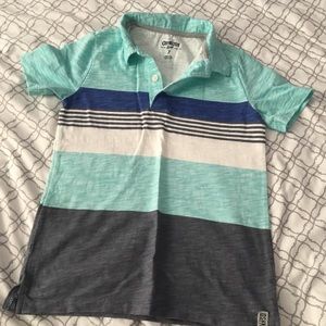 Boys striped polo